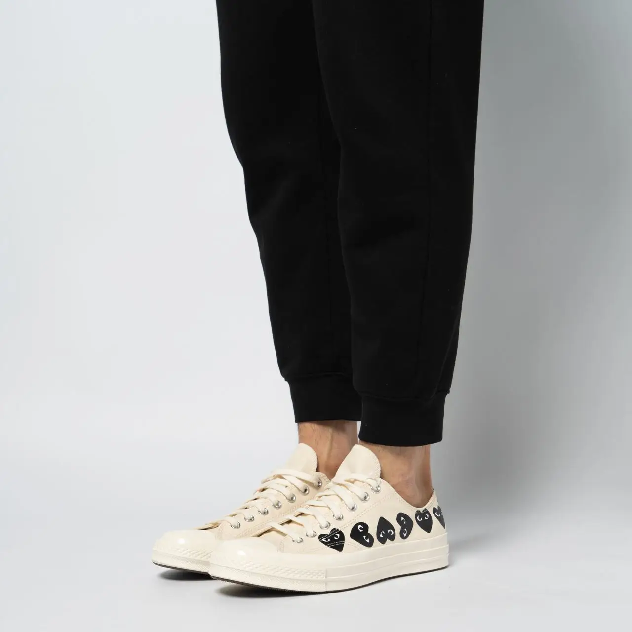 スニーカー COMME des GARCONS SNEAKER (P1K126 WHITE) COMME des GARCONS ×NIKE AIR FORCE 1 MID Sneakers White US 7