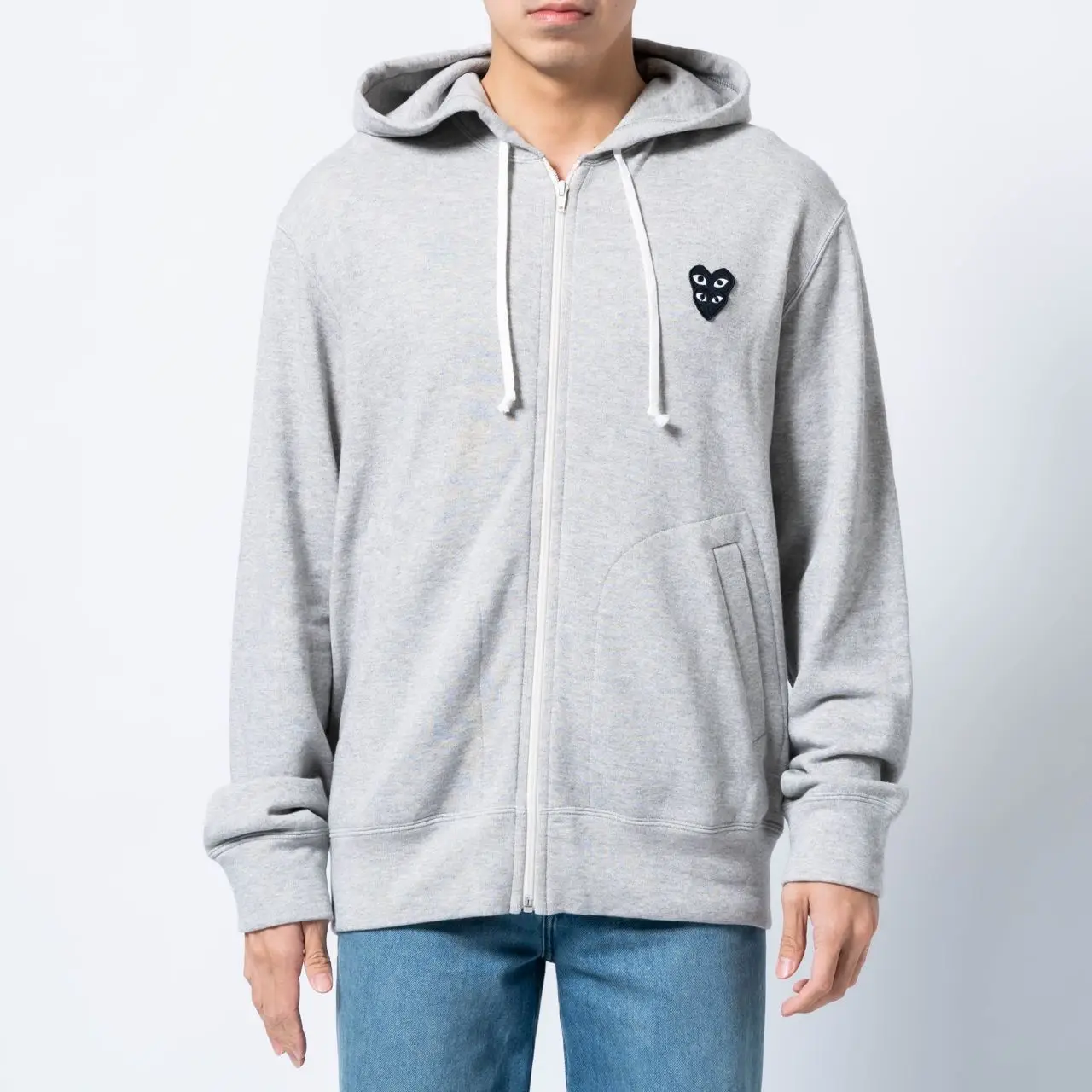 Comme Des Garcons Double Black Heart Logo Jacket Grey – voilà.id Comme Des Garcons Double Black Heart Logo Jacket Grey – voilà.id
