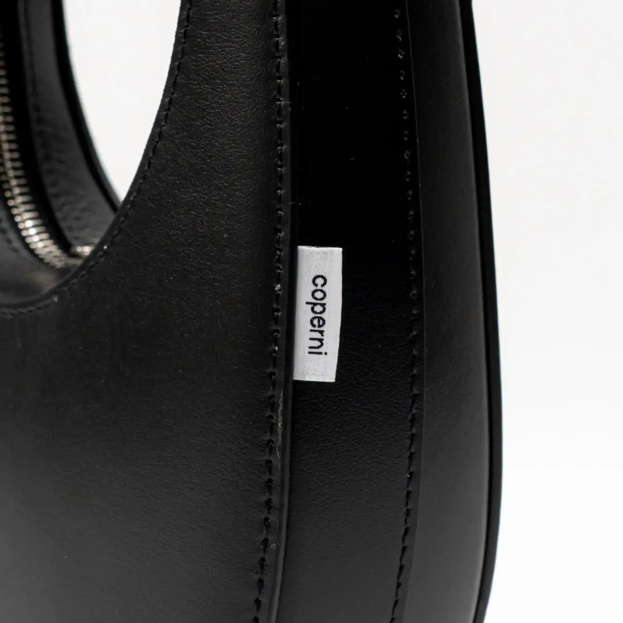 Coperni Swipe Mini Calfskin Leather Bag Black – voilà.id