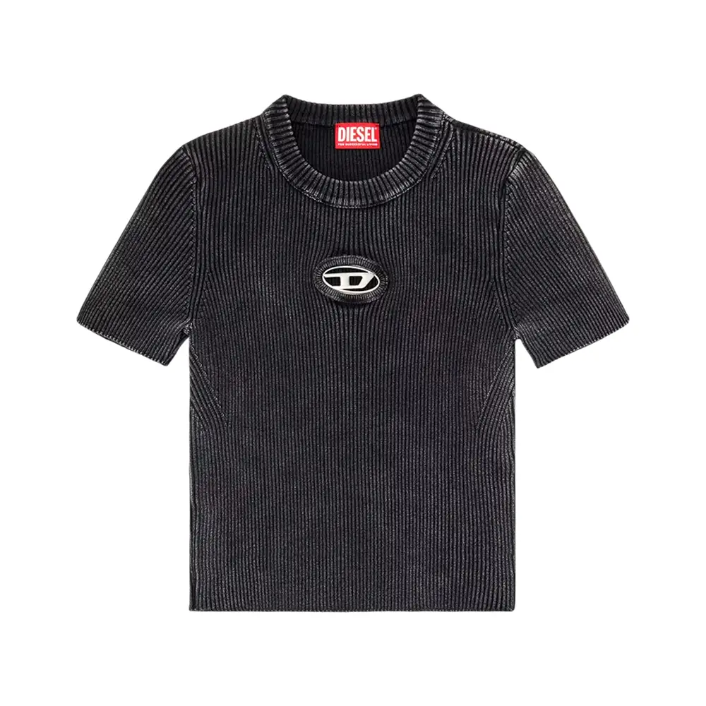 Diesel M-Anchor-A-Ss Slim Fit T-Shirt Dark Grey – voilà.id