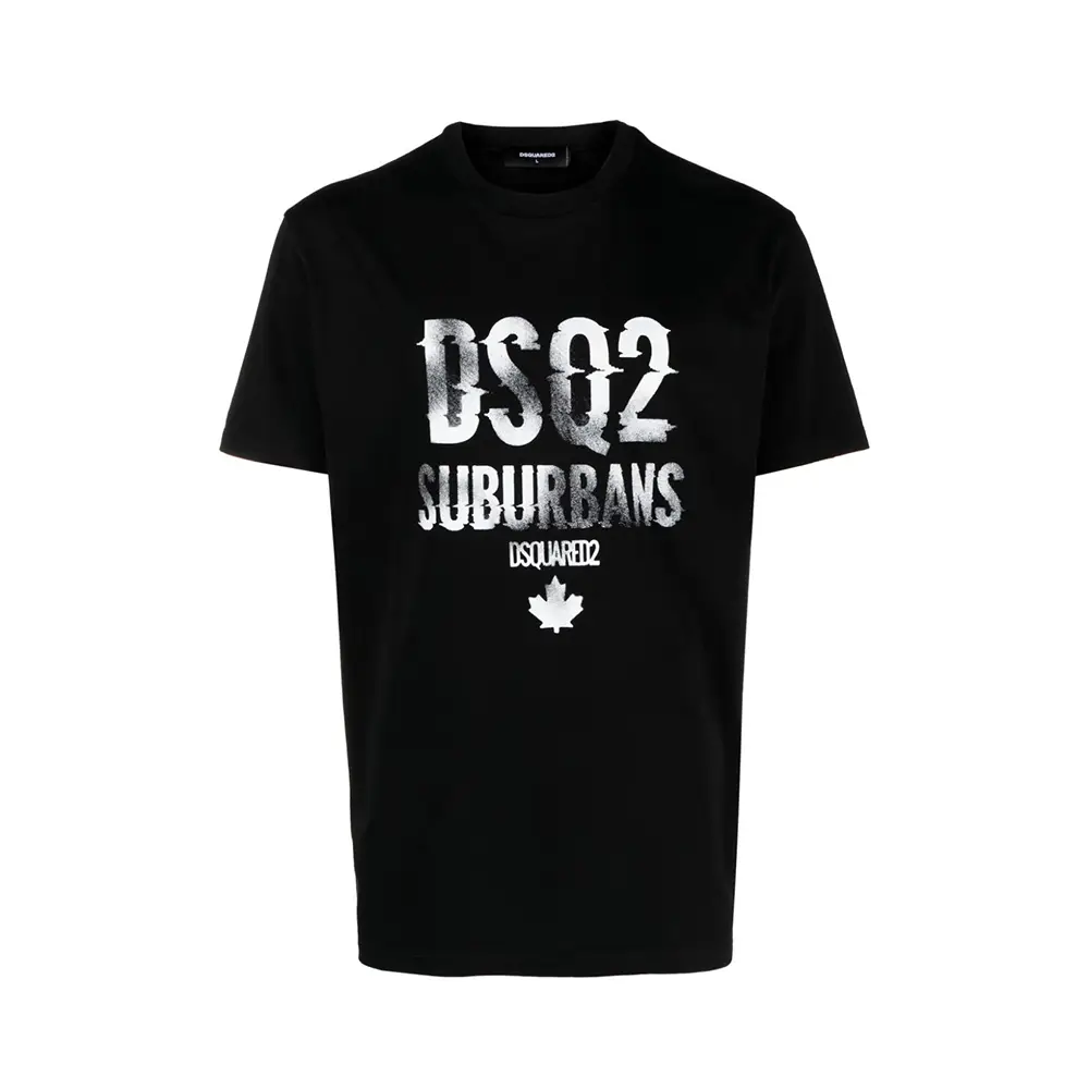 Dsquared2 Icon Scribble Cool Fit T-Shirt Black – voilà.id