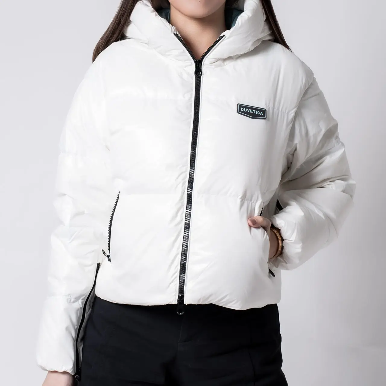 DUVETICA｜DOWN JACKETS (Bellatrix - Light Mint (VDDJ9904 Duvetica Bellatrix Matte Short Down Jacket Black – voilà.id