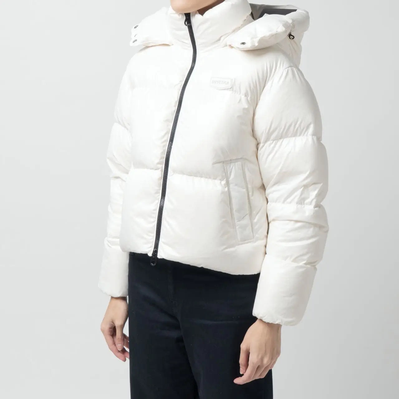 Duvetica Diadema Hooded Down Jacket White – voilà.id