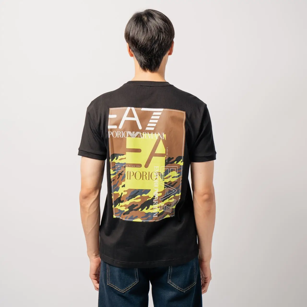 EA7 (Emporio Armani) Graphic Series Crew Neck T-Shirt Black