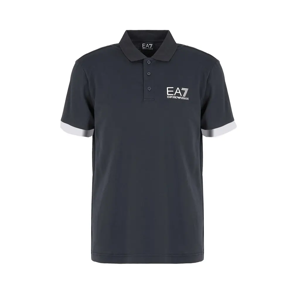 Tシャツ・カットソー EMPORIO ARMANI SS25 POLO SHIRT (EM001295 AF10762 FB256) US Exclusive jacquard jersey polo shirt | Emporio Armani
