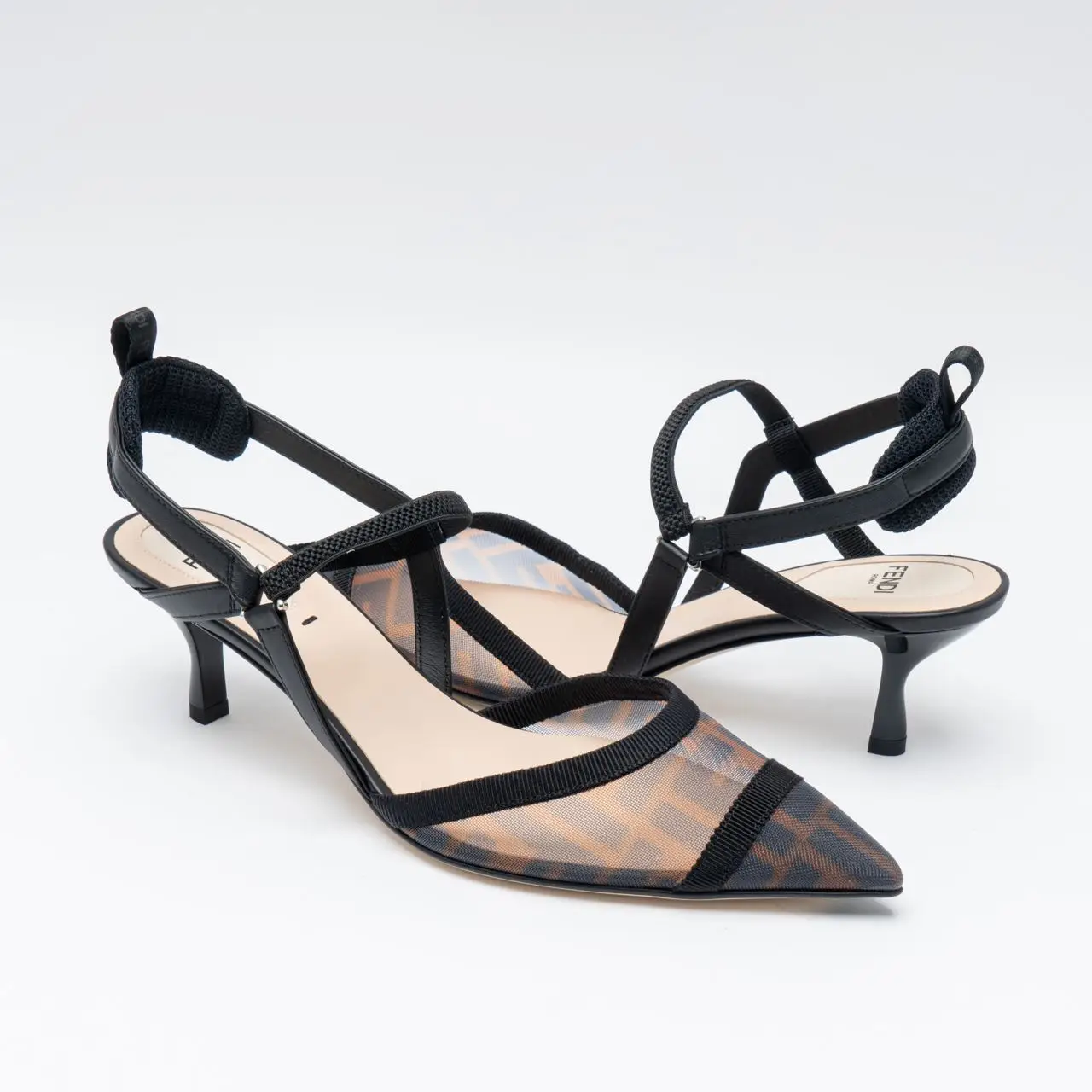 Fendi Colibri 55 Lite FF Mesh Medium Elastic Ribbons