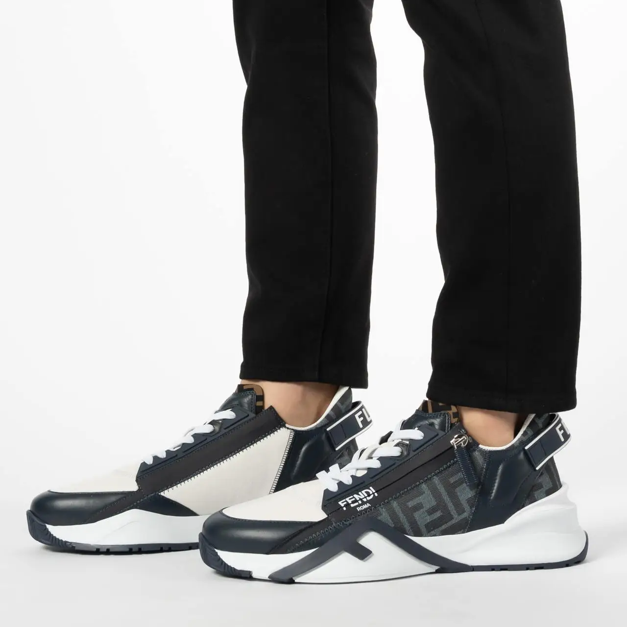 Fendi Flow Low Top Sneakers Blue – voilà.id