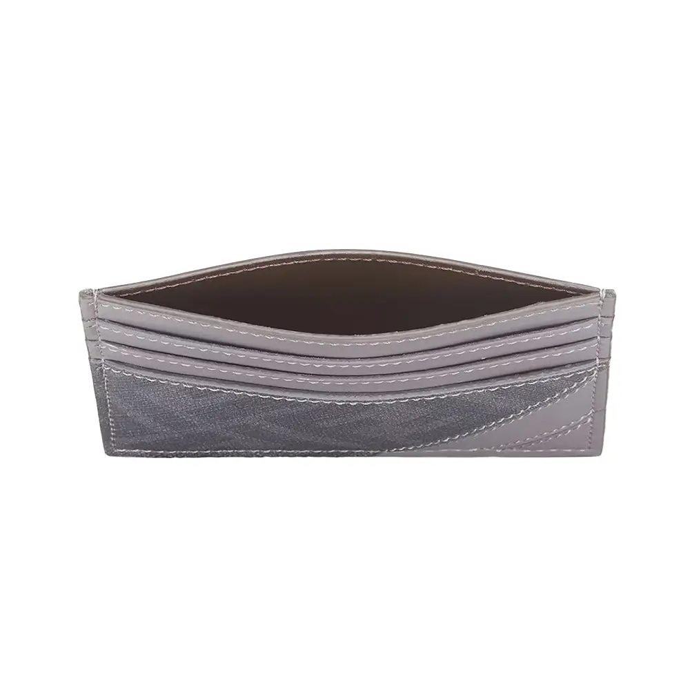 [Fendi] Fendi Digonal Card Holder - Gray / ☆送料込☆ Fendi FF Diagonal Canvas Card Holder Gray – voilà.id