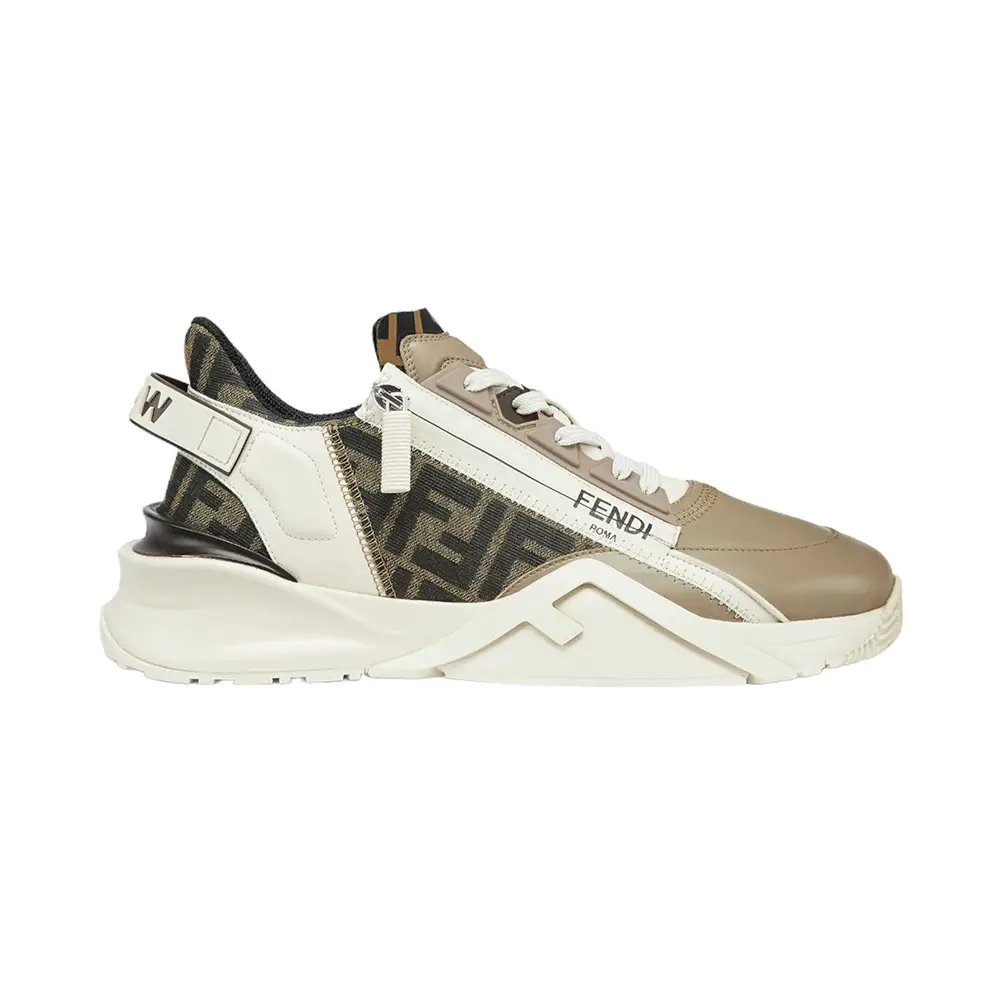 スニーカー FENDI 'Fendi Flow' sneakers Beige Fendi Flow Sneakers Leather Brown | Fendi