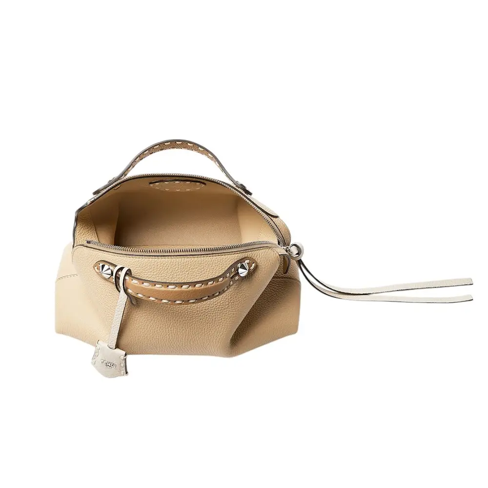 トートバッグ FENDI Sand Canvas Medium By The Way Handbag Fendi By The Way Multicolour Selleria Medium 192 Handsewn