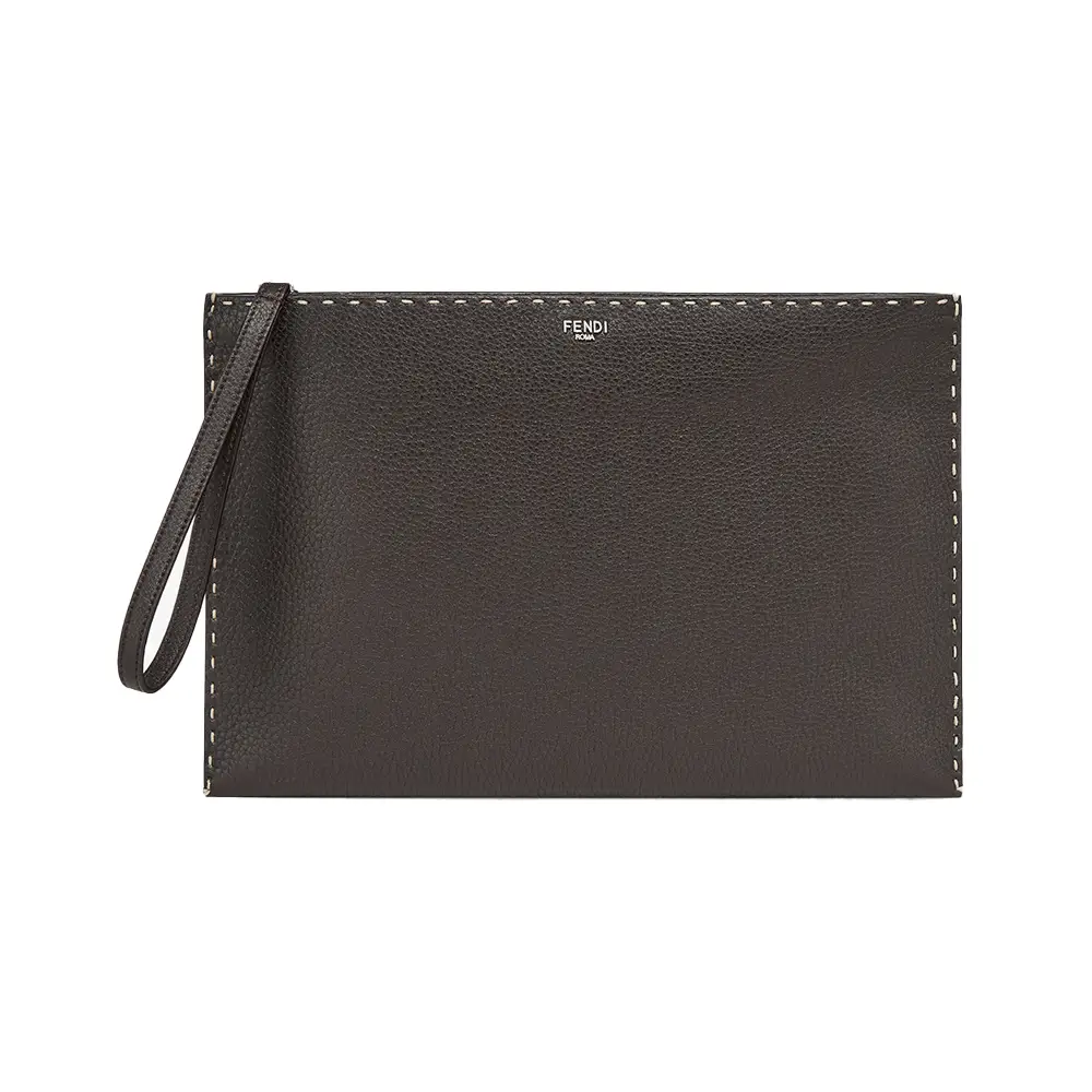 ★TOUT Y EST★ Rive Gauche Zipper Pouch Black 58136996NAE107 Rive Gauche pouch | Saint Laurent | OTTODISANPIETRO