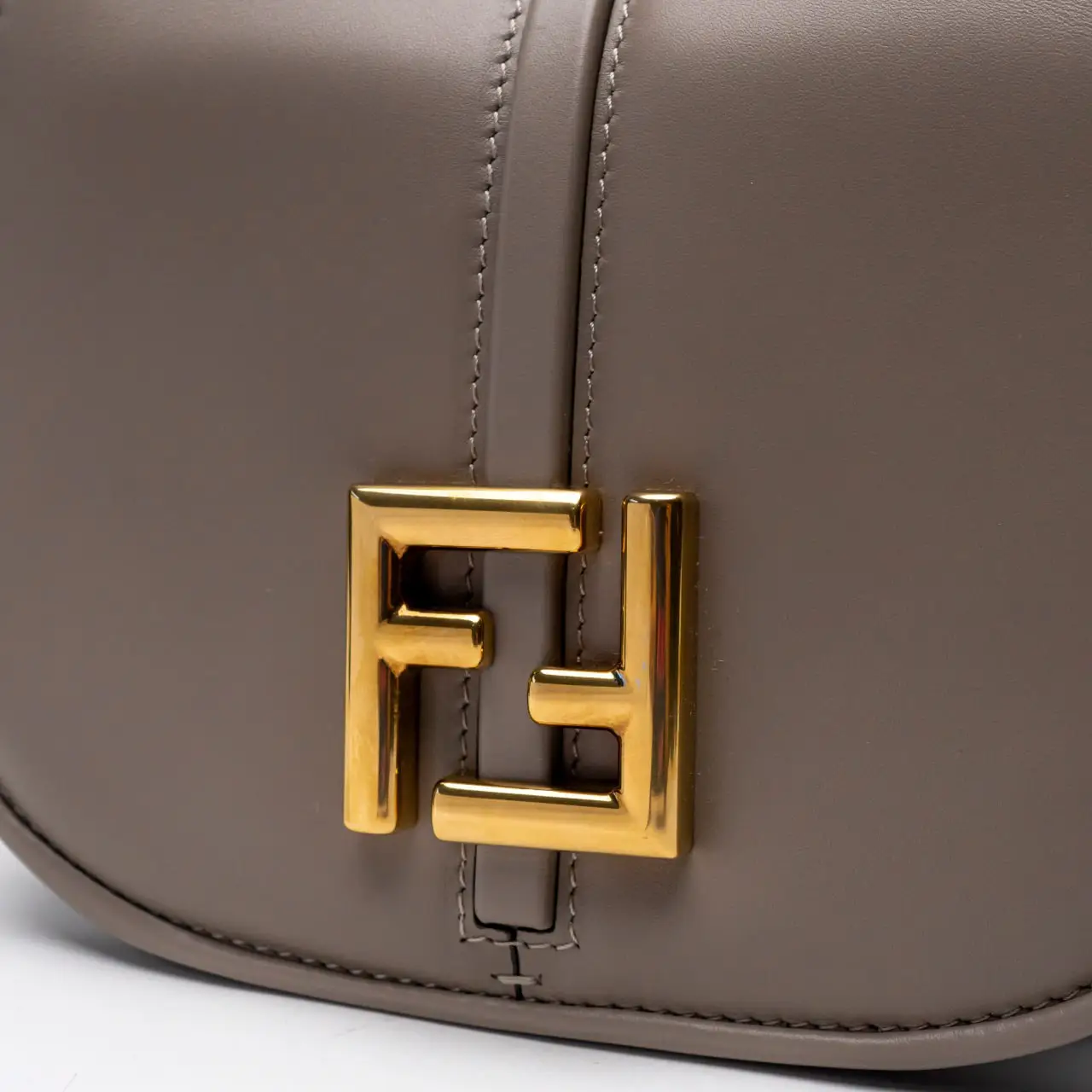 Fendi C'mon Small Smooth Full Grain Leather Shoulder Bag