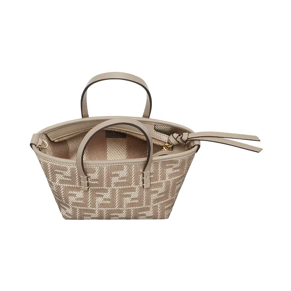 【関税＆送料込み】Fendi Denim-Effect Ff Jacquard Roll Mini Fendi Denim-effect Ff Jacquard Roll Mini Bag – Modecraze Inc.