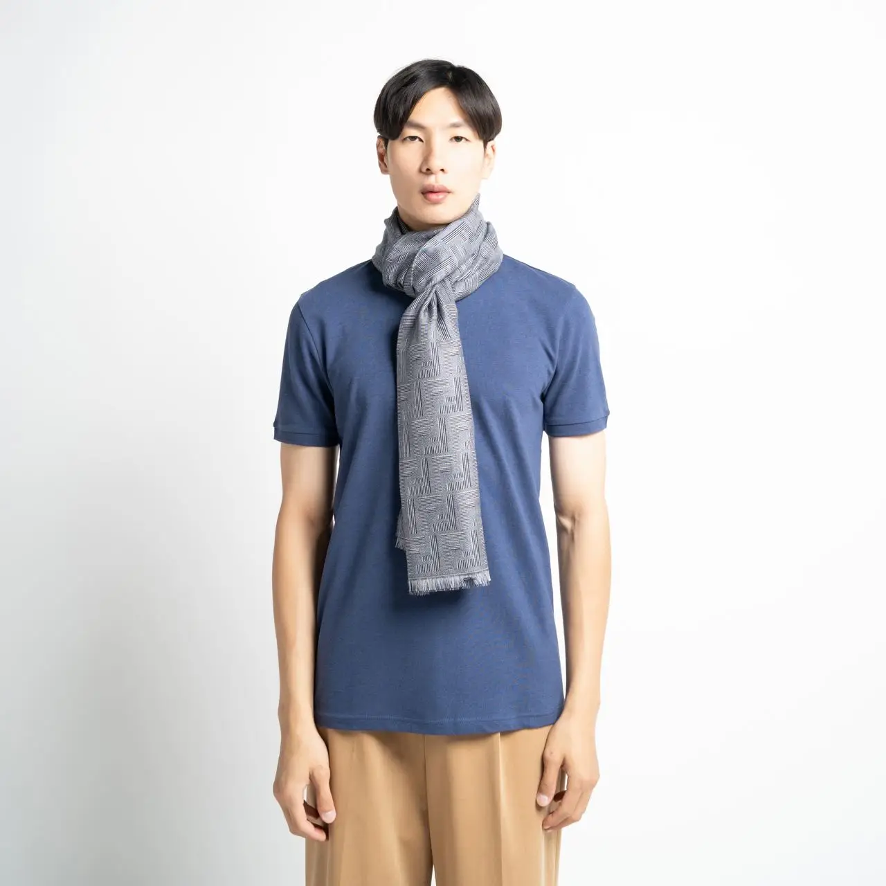FENDI｜ (FF Wool Scarf (FXT117 ASG2 F0QM0)) FENDI]FF Wool Scarf (FXT117 ASG2 F0QM0) | 오케이몰