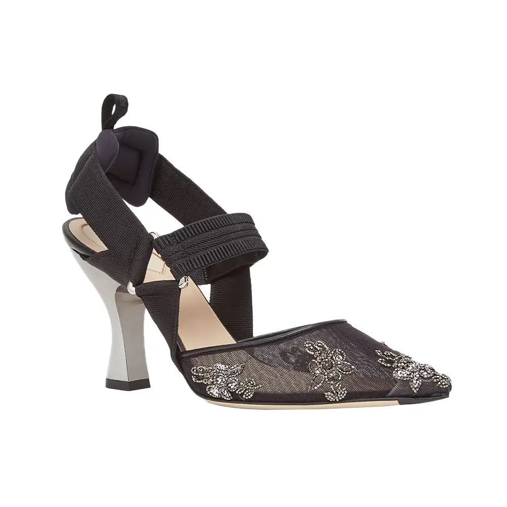 サンダル・ミュール Fendi `Colibri Bandana` Embroidery Pumps ウィメンズ デザイナー Colibri | FENDI JP