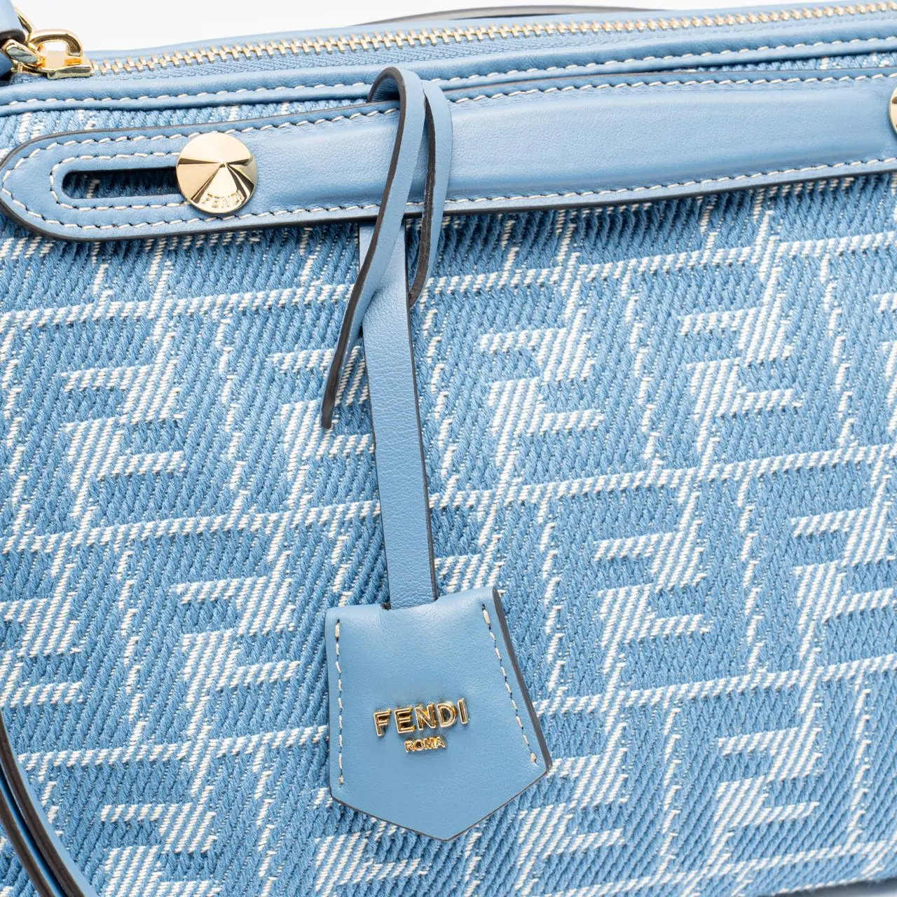 Fendi By The Way FF Jacquard Soft Medium Blue Denim – voilà.id