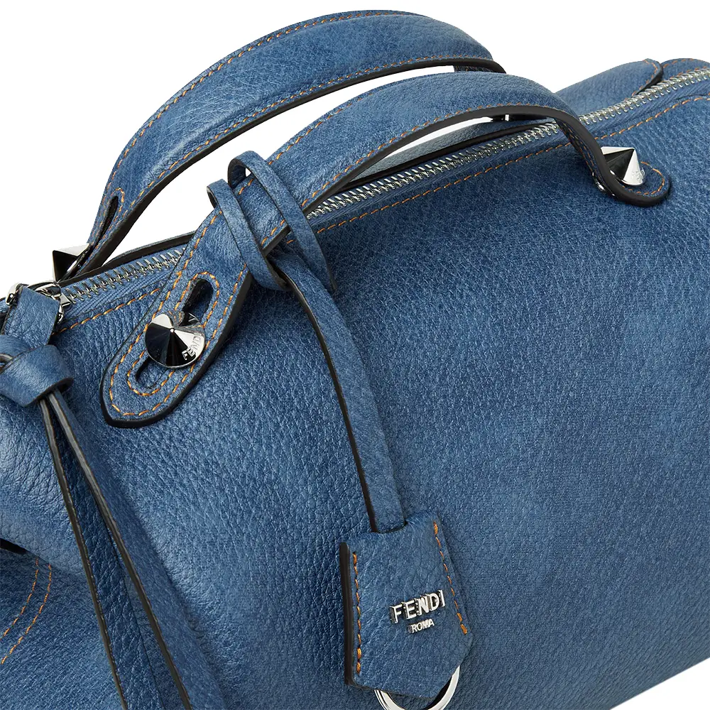 Fendi By The Way FF Soft Medium Leather Bag Denim Effect