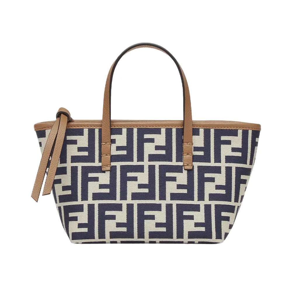 Fendi FF Jacquard Roll Mini Bag Midnight Blue – voilà.id