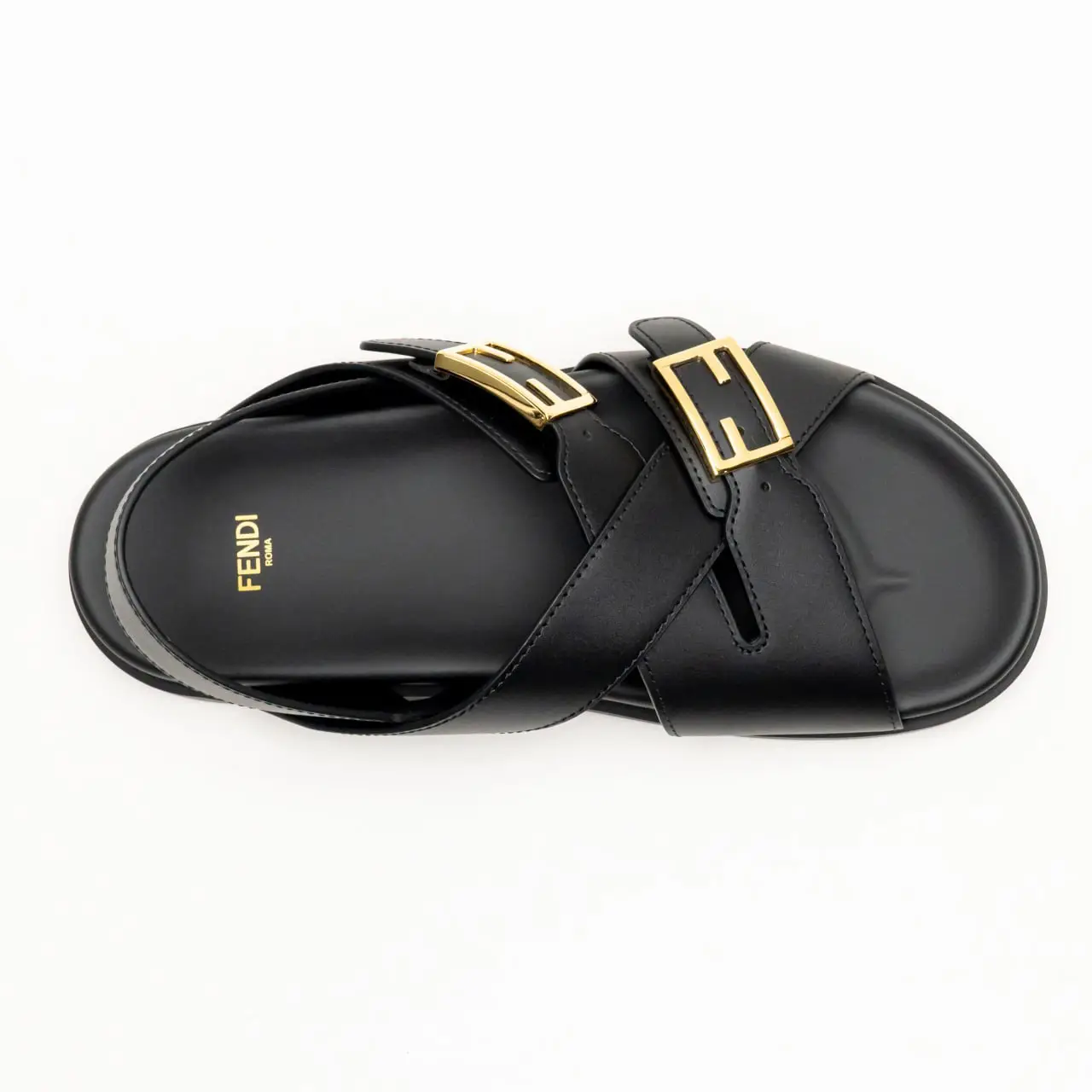 ☆FENDI☆Feel Triple Band Slide サンダル Fendi Feel Fabric Brown | Fendi