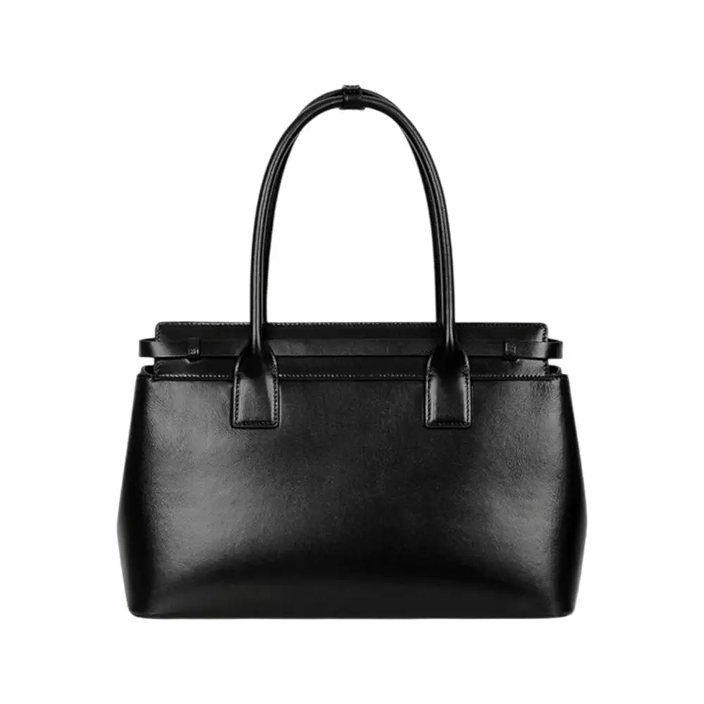 Folnua Anneau Plain Leather Handbag Black – voilà.id Folnua Anneau Plain Leather Handbag Black – voilà.id
