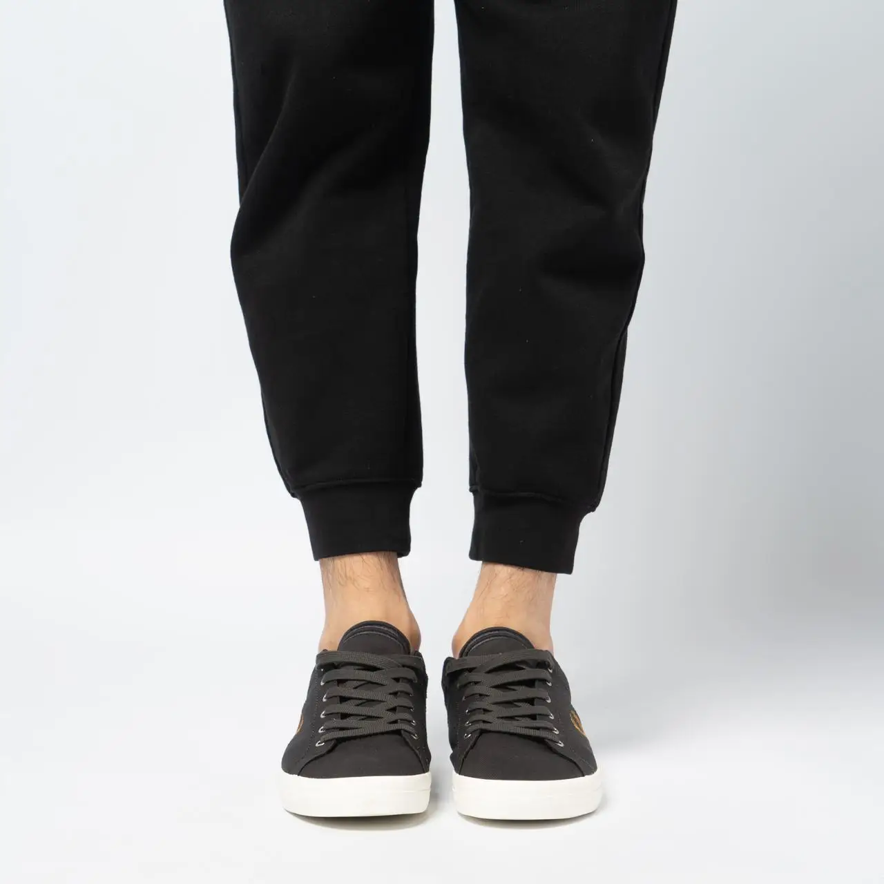 Fred Perry Baseline Twill Low-top Sneakers Anchor Grey/Dark