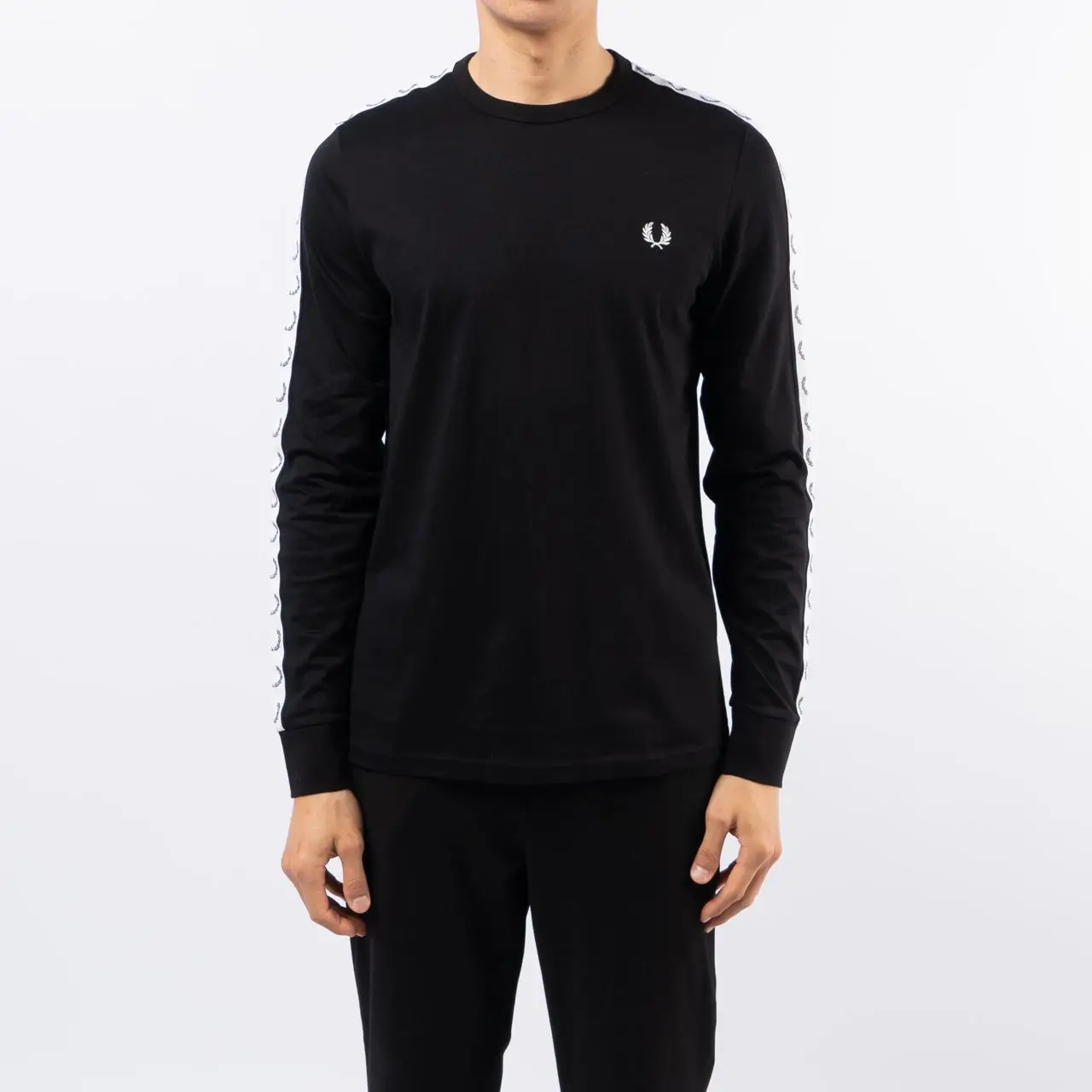 Tシャツ・カットソー FRED PERRY Sport Long Sleeve Crew Neck T-Shirt 102 AFPM24387 Fred Perry [genuine] Fred Perry [sporT] Long Sleeve Crew