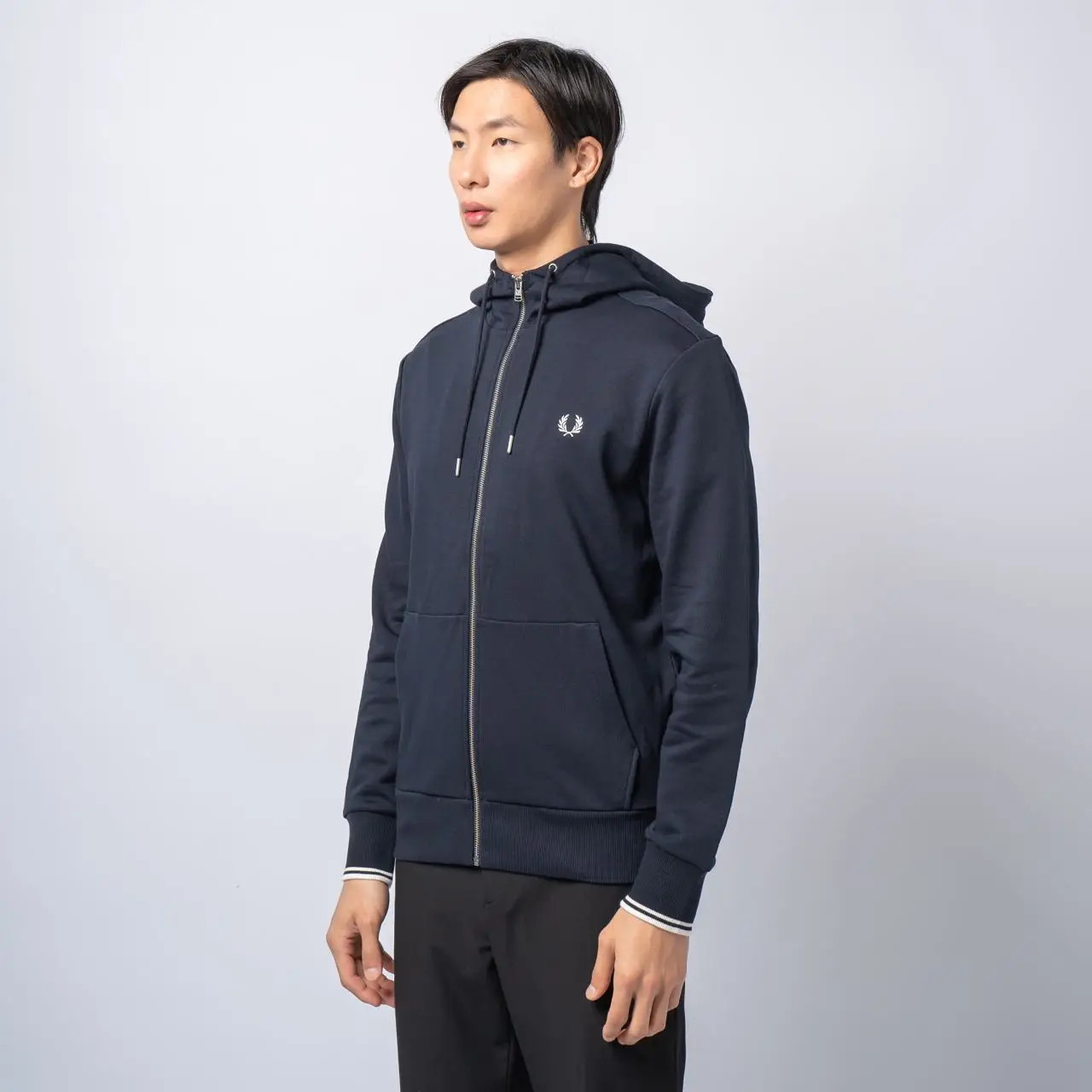 Hoodies and sweatshirts FRED PERRY Taped Track Jacket Black | Footshop