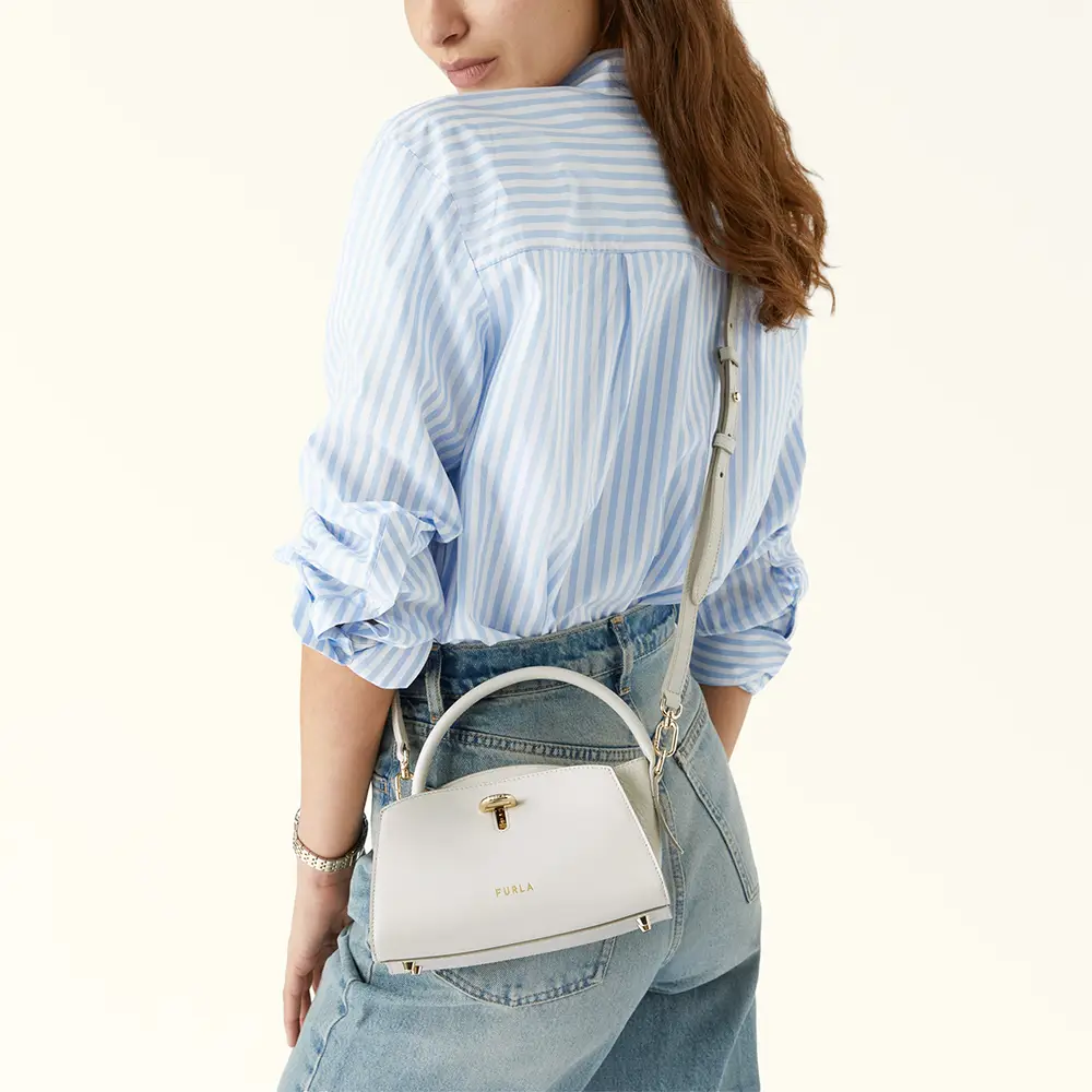 Furla Genesi Mini Tote Bag Marshmallow – voilà.id