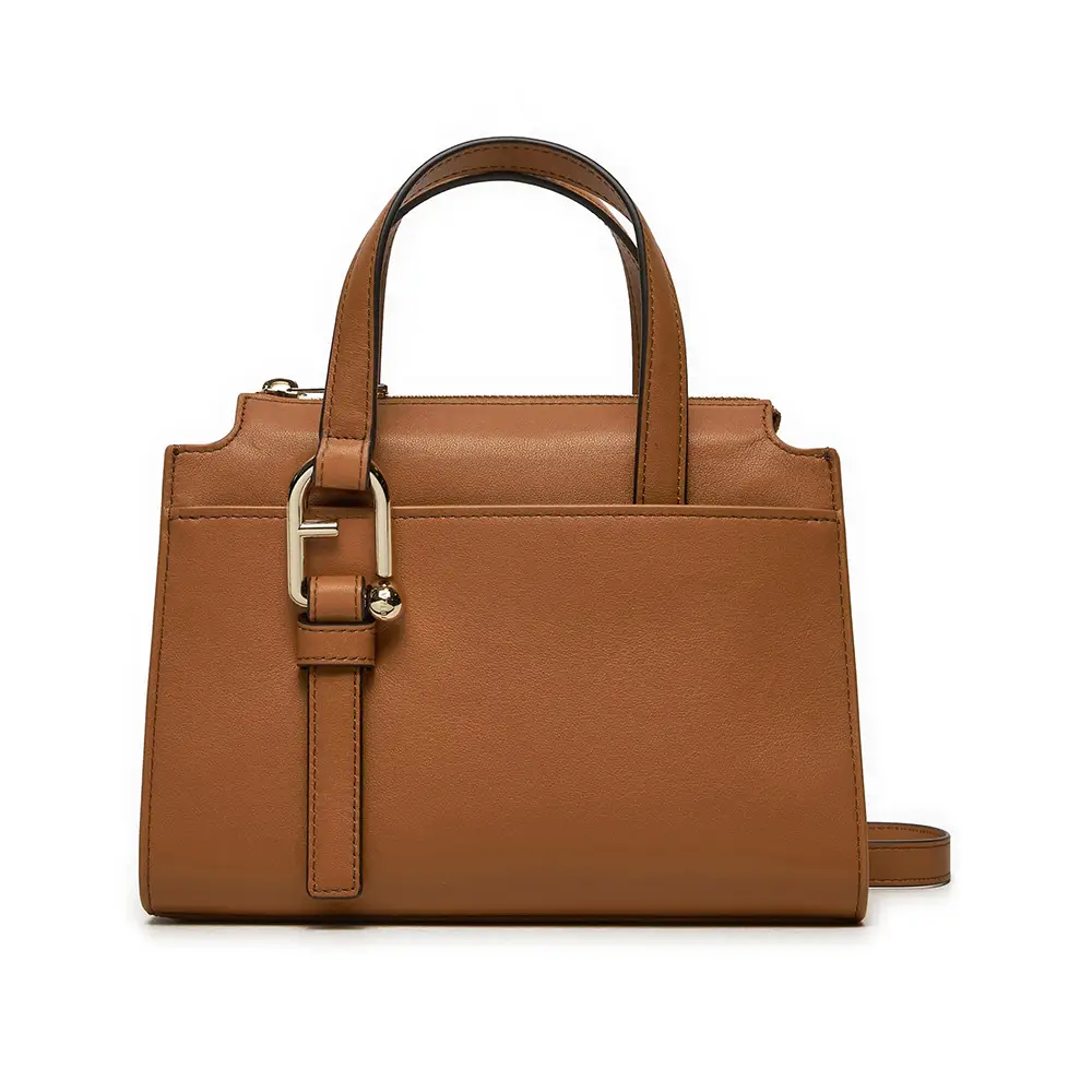 Atelier de LUMEN Panier Leather Stitches Tote Bag Tan – voilà.id