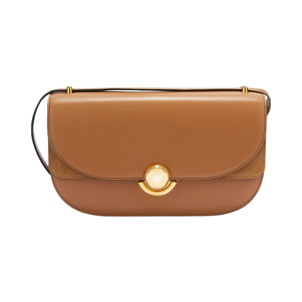 Atelier de LUMEN Arete Leather Shoulder Bag Oak Brown – voilà.id