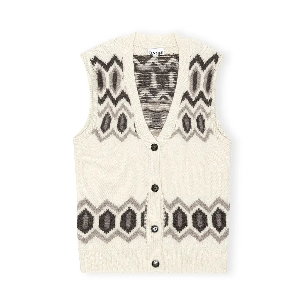 ジャケット・アウター ganni full pattern vest Ganni WMNS Shiny Quilt Vest Green | BSTN Store