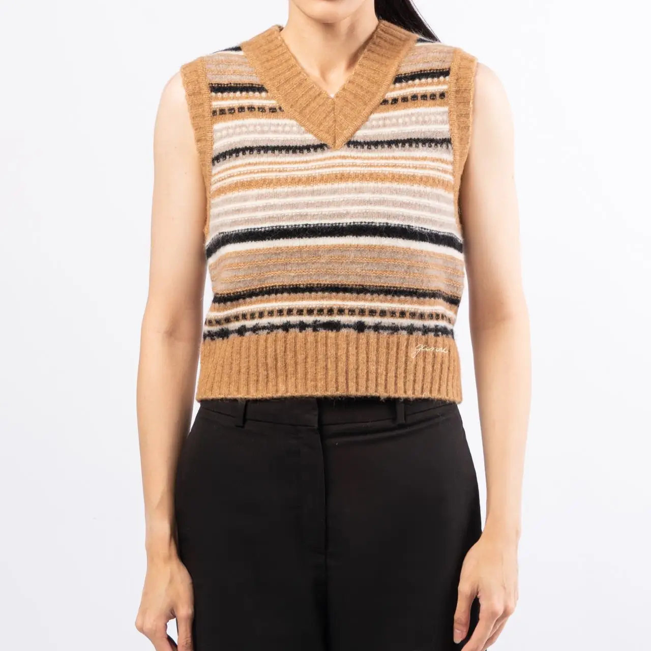 ジャケット・アウター ganni full pattern vest Ganni WMNS Shiny Quilt Vest Green | BSTN Store