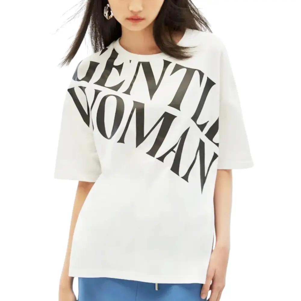 Gentlewoman GW Oversized T-Shirt White – voilà.id