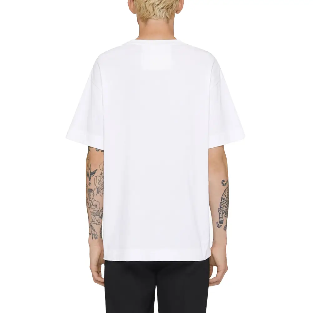 Givenchy Chandelier and Snake Print Cotton T-Shirt White