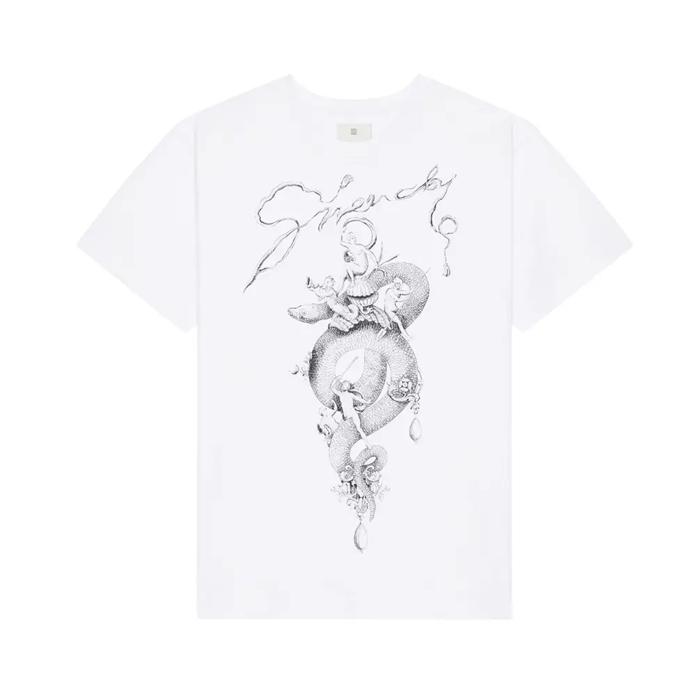 Gucci Web Print Cotton Jersey T-Shirt White – voilà.id