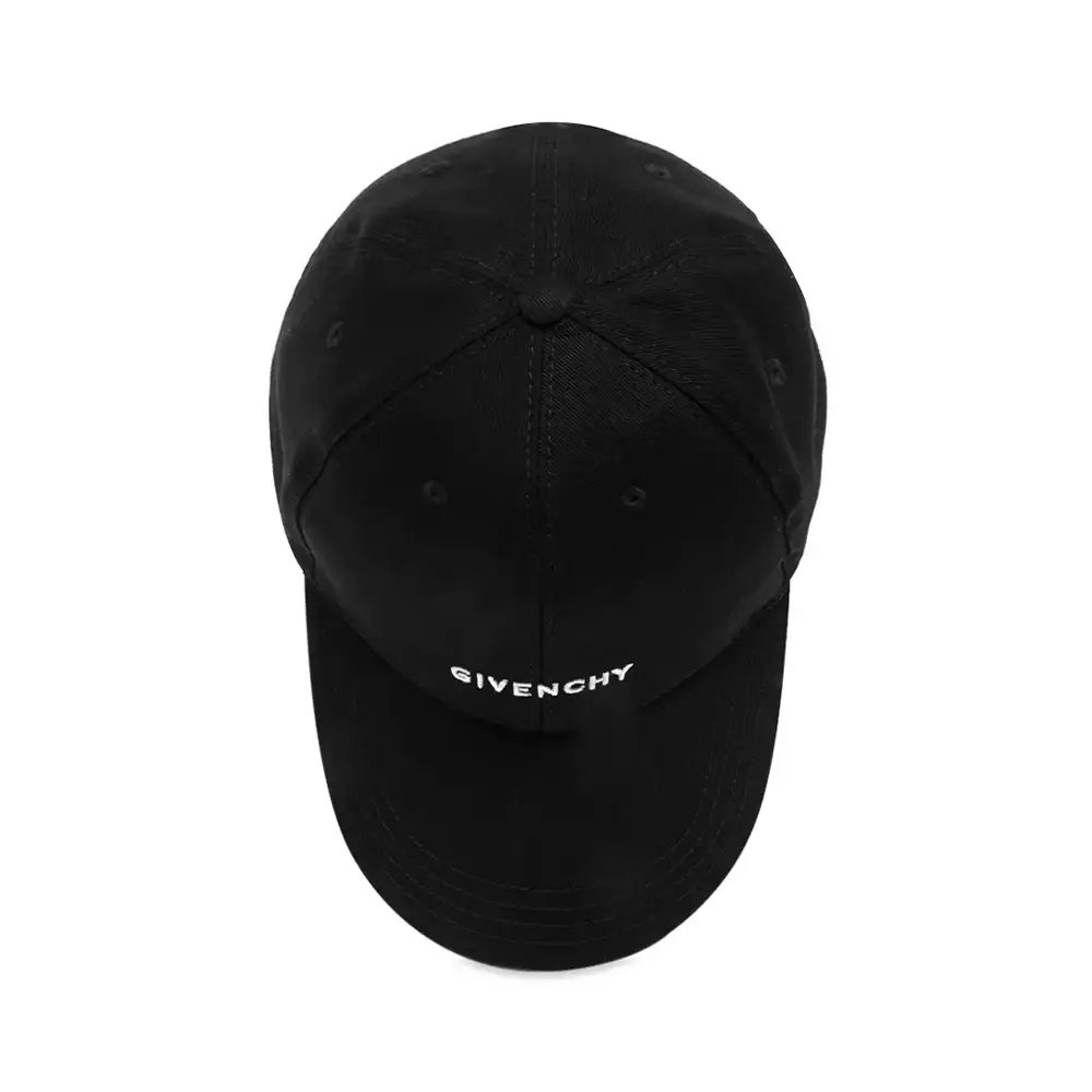 Givenchy Logo Embroidered Cap Black – voilà.id