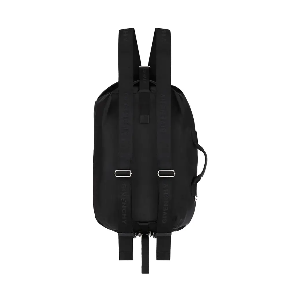 Givenchy G-Zip Nylon Duffle Backpack Black – voilà.id