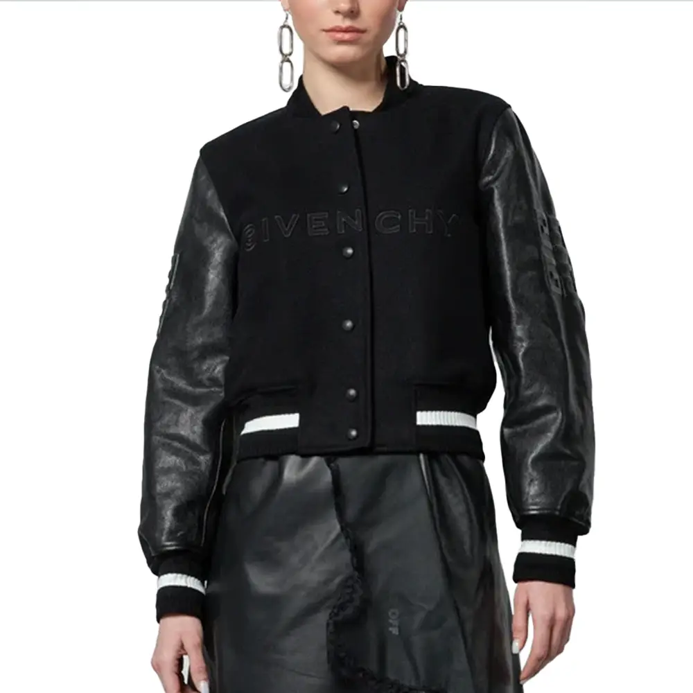 ジャケット GIVENCHY Woman Jacket Black BW00N0611N 004 Wool bomber jacket GIVENCHY BW00N0611N 004 - Ancote