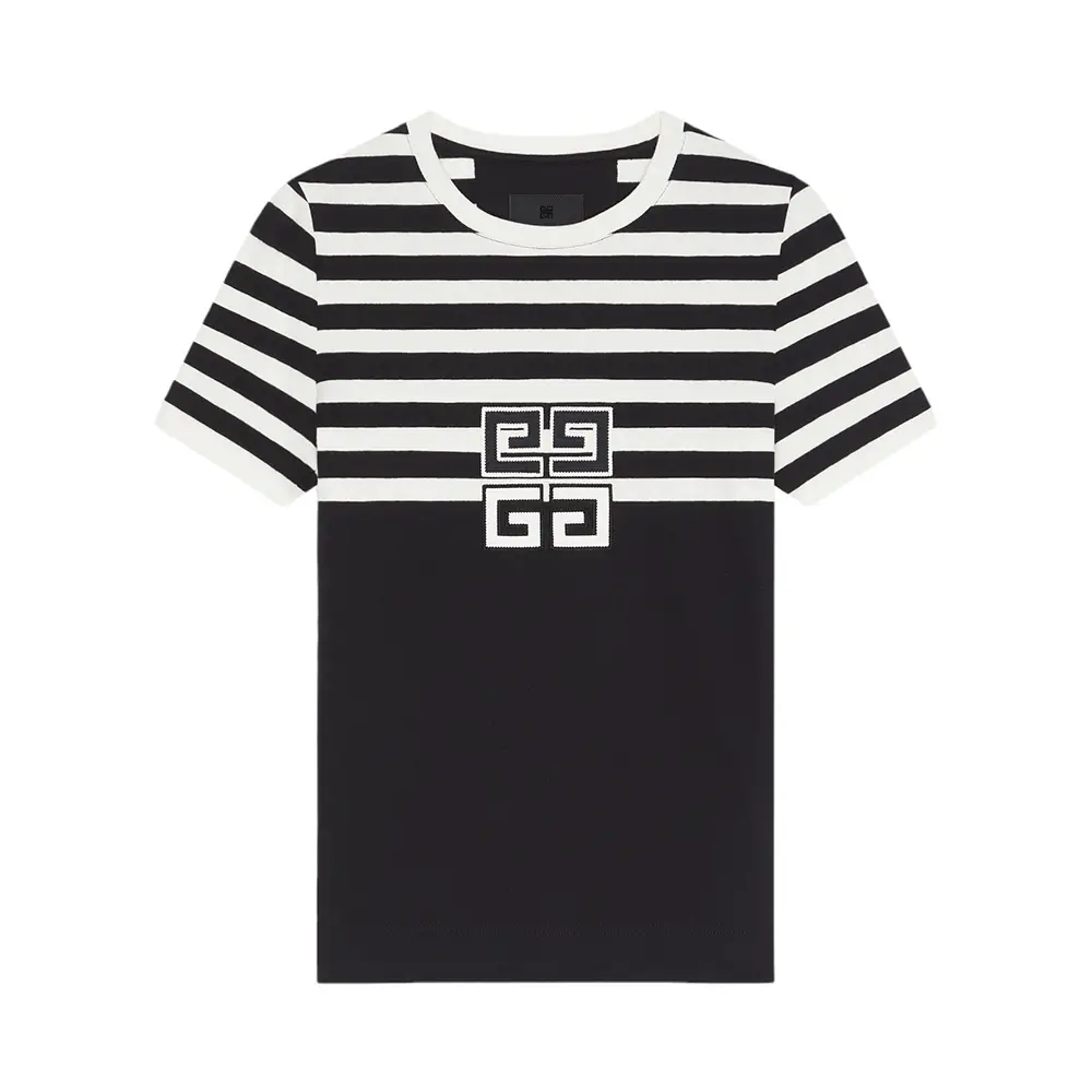 関税込み♪ GIVENCHY / 4G ストライプ コットン Tシャツ 関税込み♪ GIVENCHY / 4Gストライプ コットン Tシャツ