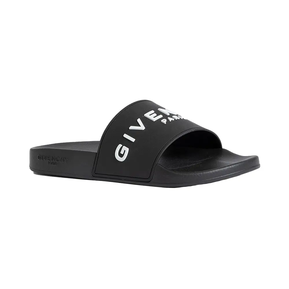 All black givenchy slides outlet