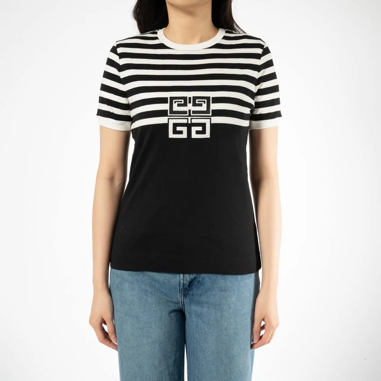 Tシャツ・カットソー GIVENCHY Women Tops BW70C920H0008 Black Givenchy Two Layer Tshirt - Black - Women | BW70C920H0008