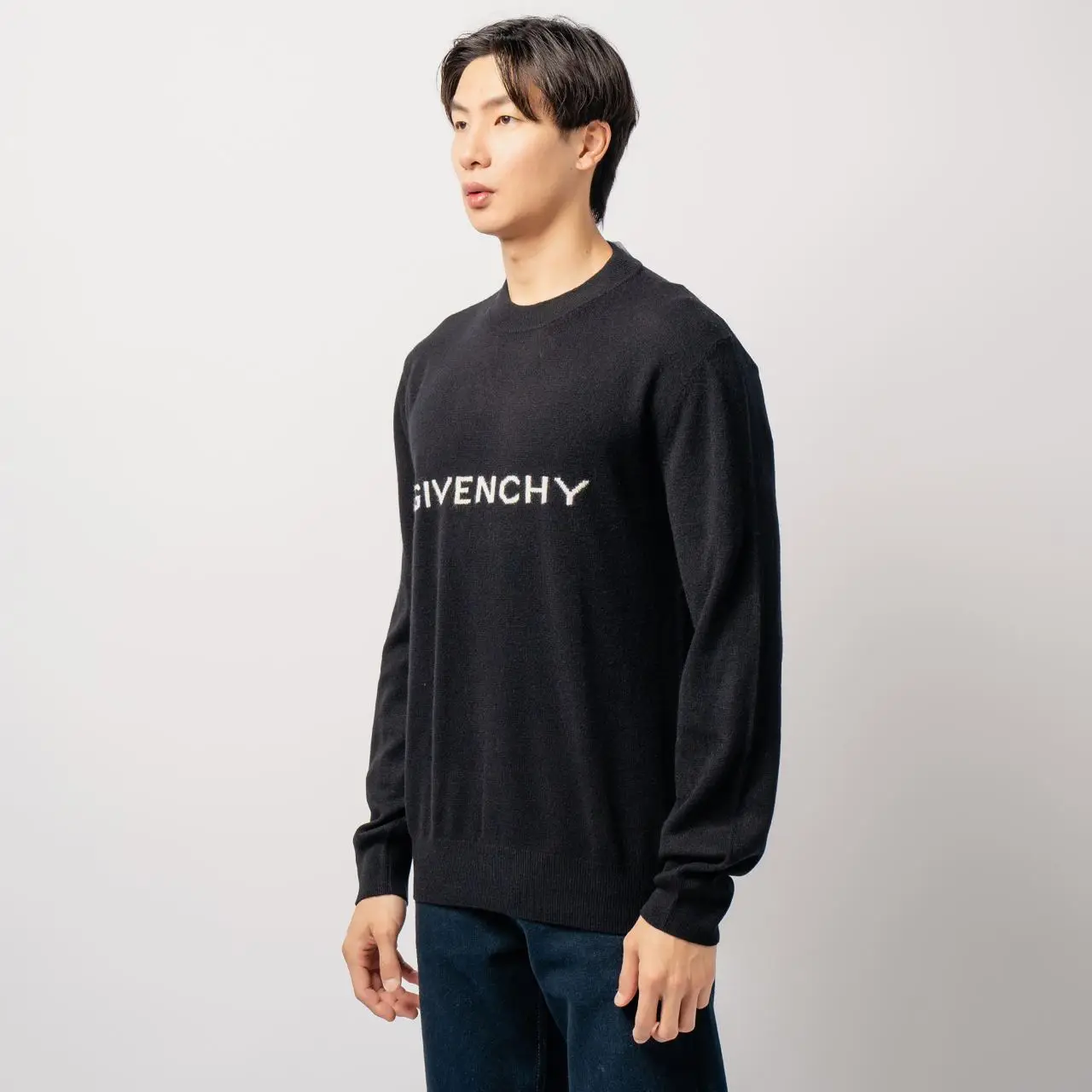 ★24AW GIVENCHY ブラック ウール フード付き スウェットシャツ M GIVENCHY(ジバンシィ) パーカー・フーディ(メンズ) - 海外通販