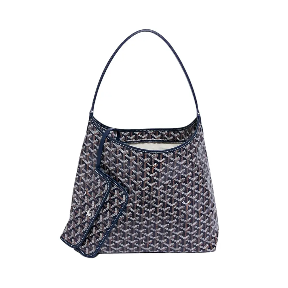 Navy hobo handbag deals