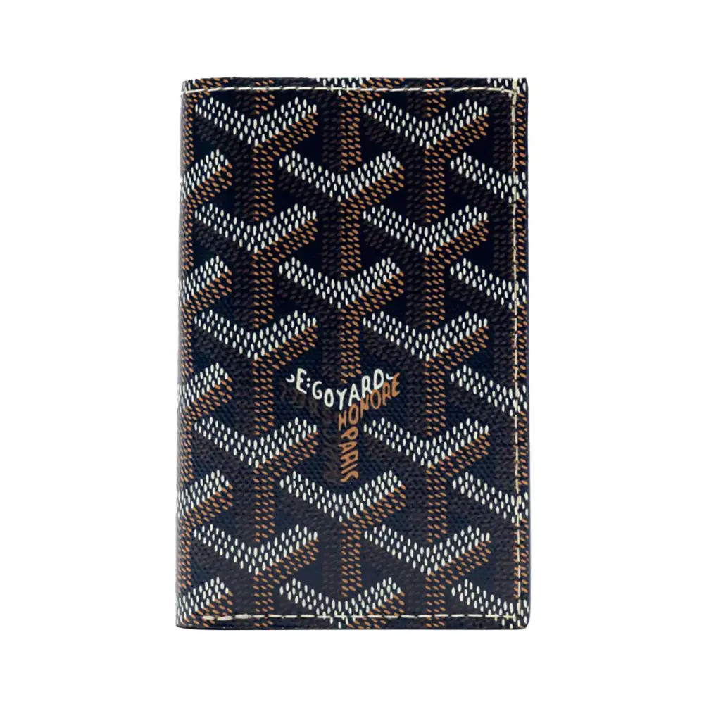 Goyard Saint Pierre Card Bifold Wallet Navy Blue – voilà.id