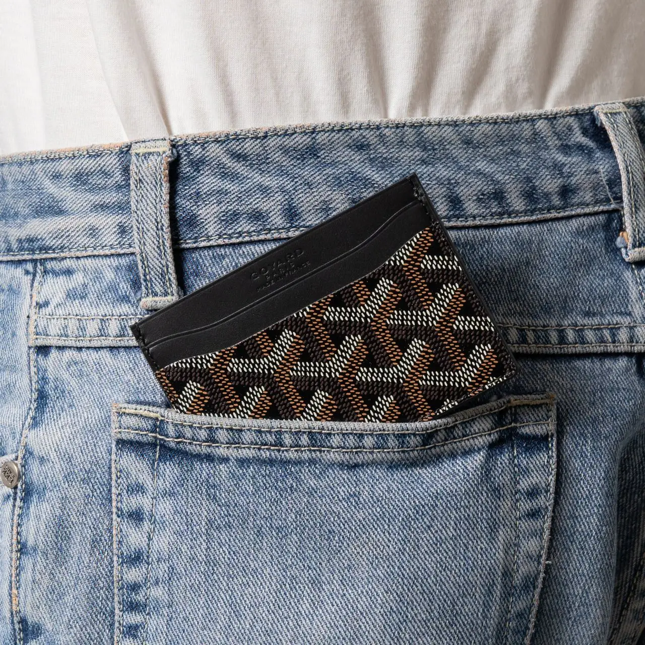 Goyard ブラックネクタイ 箱付き【正規品】 Goyard Saint Sulpice Black in Canvas/Calfskin - US