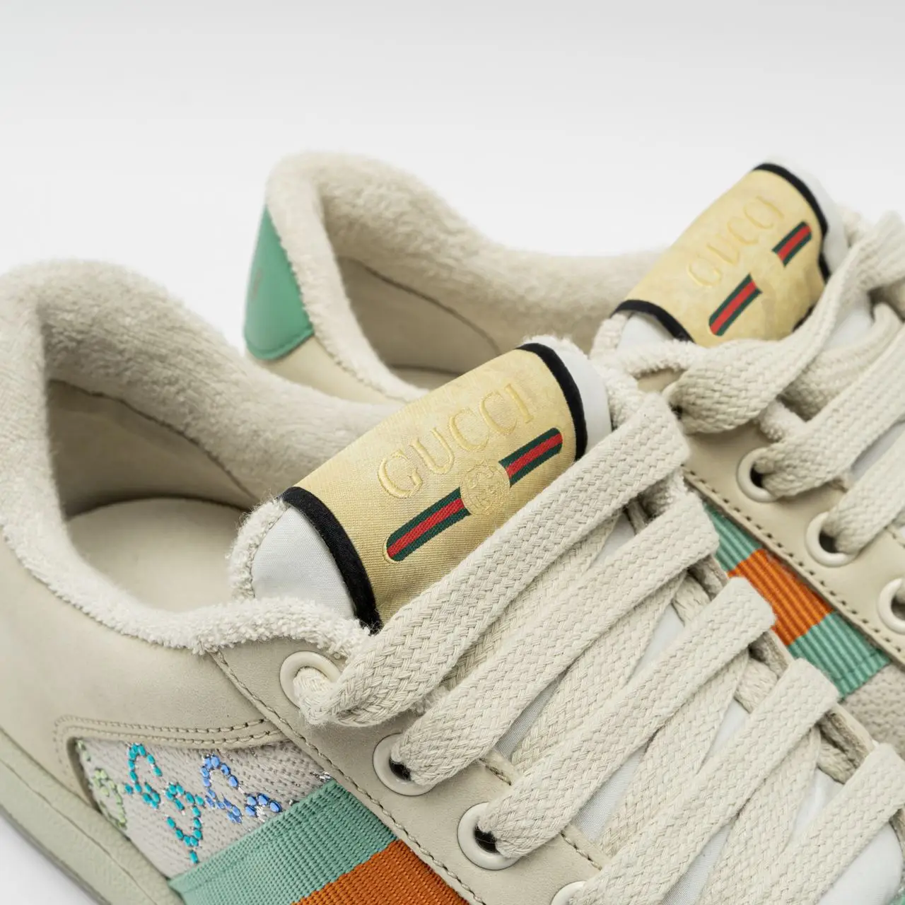 スニーカー GUCCI BEIGE SCREENER SNEAKERS IN ORIGINAL GG FABRIC Screener Sneakers | Gucci | OTTODISANPIETRO