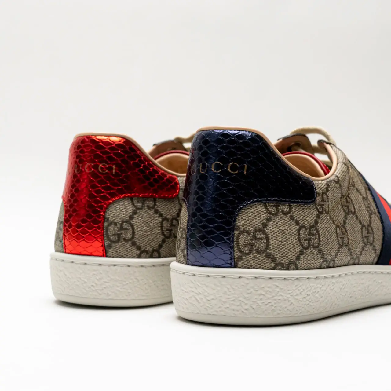 Gucci Ace GG Supreme Sneakers Beige Women – voilà.id