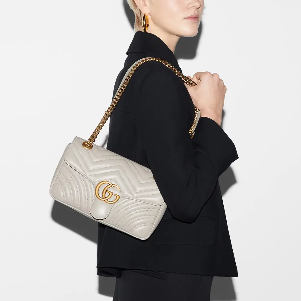 Gg marmont small leather shoulder bag hotsell
