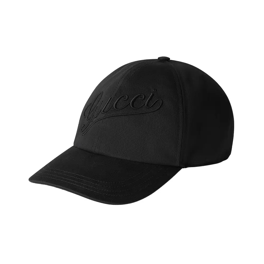 キャップ GUCCI Cotton Baseball Hat Cotton baseball hat with embroidery in bordeaux | GUCCI® FI