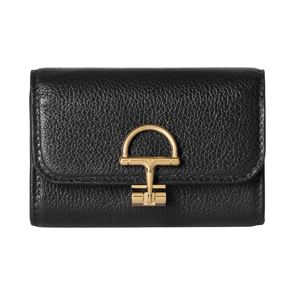 Bottega Veneta Cassette Medium Bi-Fold Zip Wallet Black – voilà.id